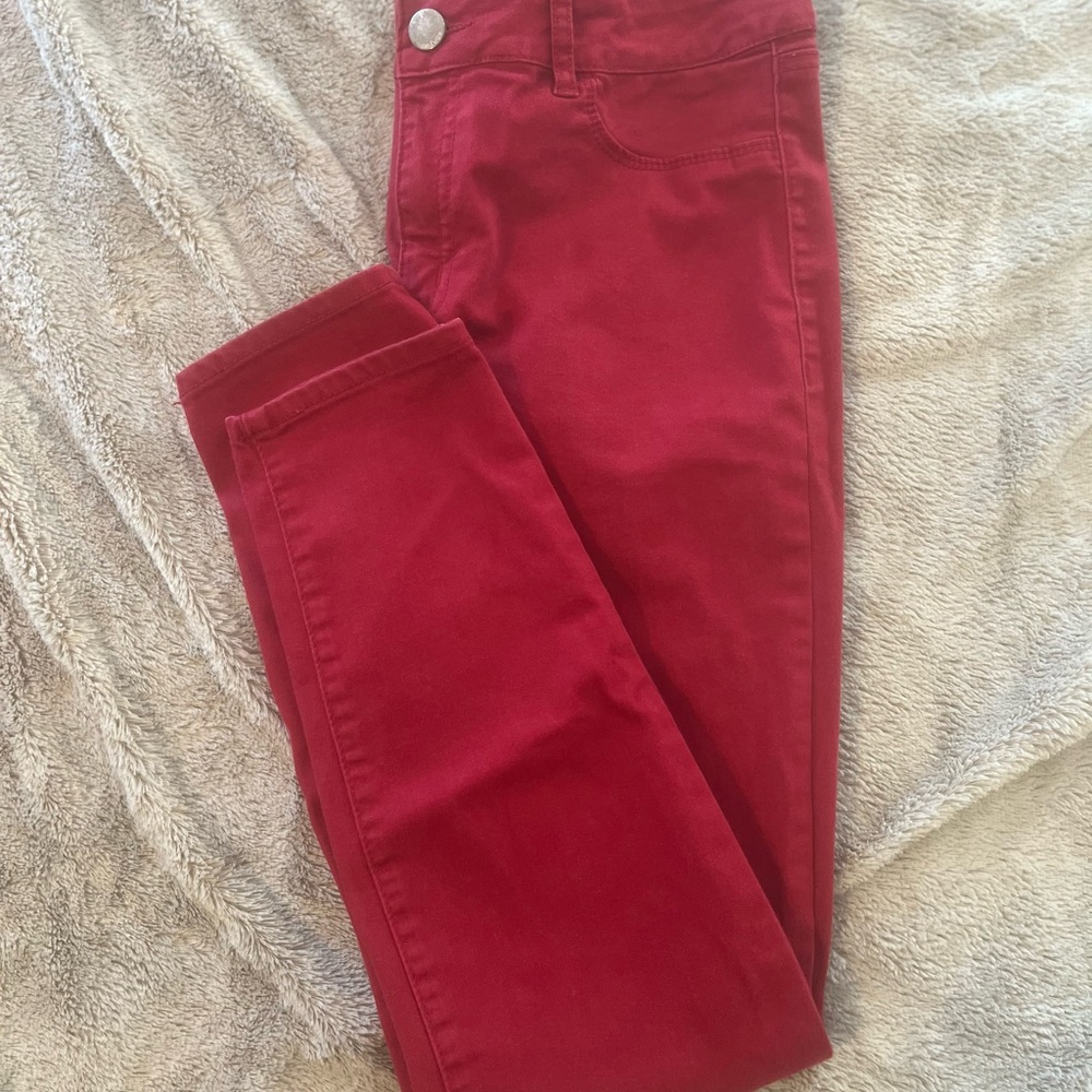 refuge Women’s Crimson Skinny Jeans
